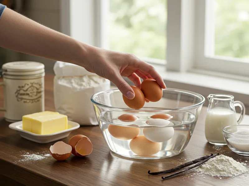 Why Egg Temperatures Matter in Baking