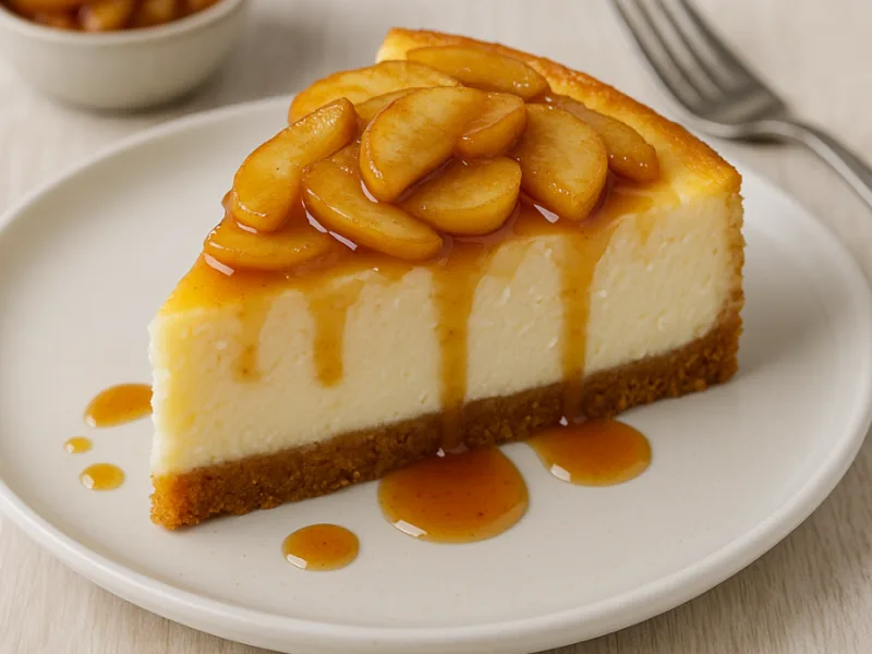 Cheesecake aux pommes