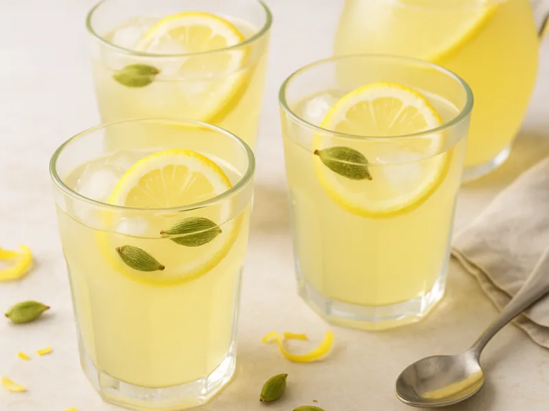 Limonade à la cardamome rafraîchissante