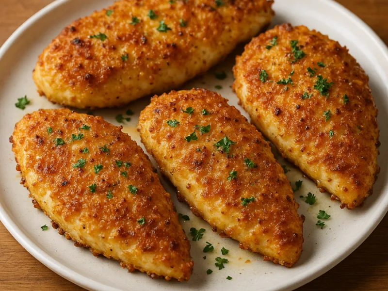 Knuspriges Parmesan-Hähnchen