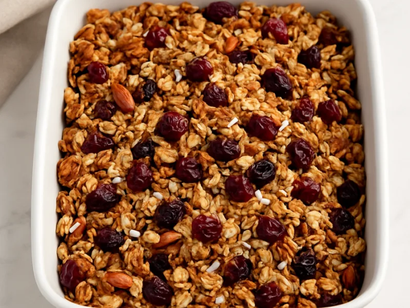 Makkelijke zelfgemaakte granola