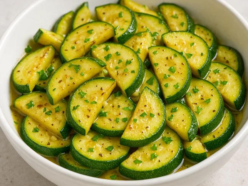 Bučke v maslu in česnu recept