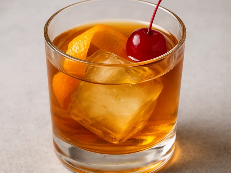 Receta Clásica de Old Fashioned con Whisky