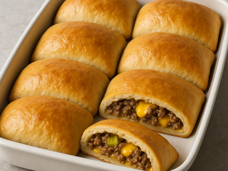High Protein Cheeseburger Hot Pockets