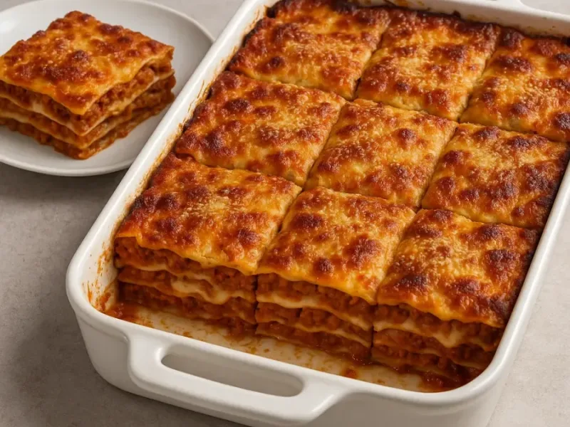 Hemlagad Lasagne Bolognese