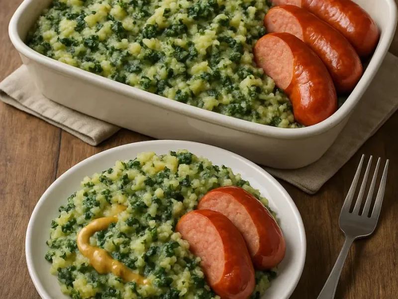 Stamppot Kale & Potatoes (Winter Dish)