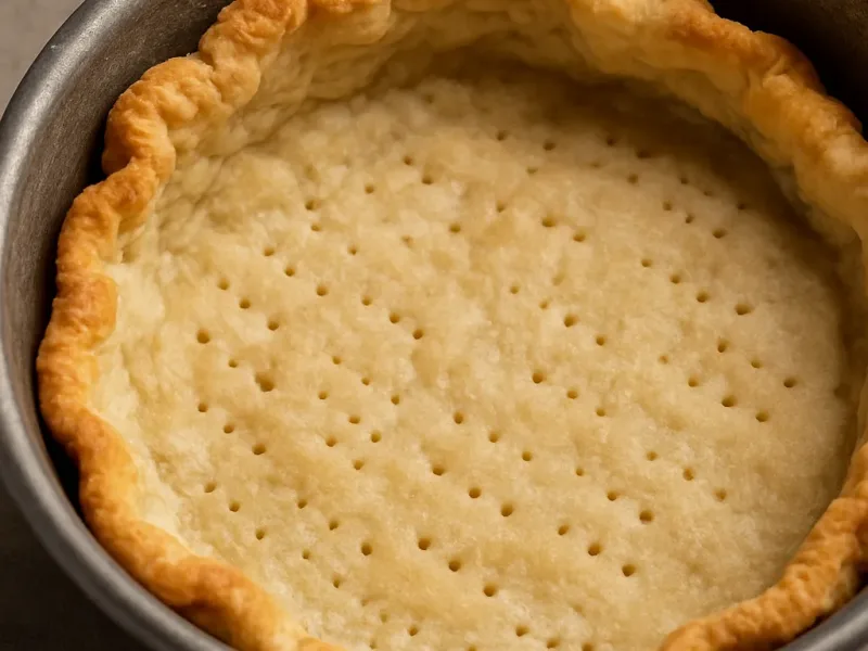 Varför krymper pajdegen vid gräddning?