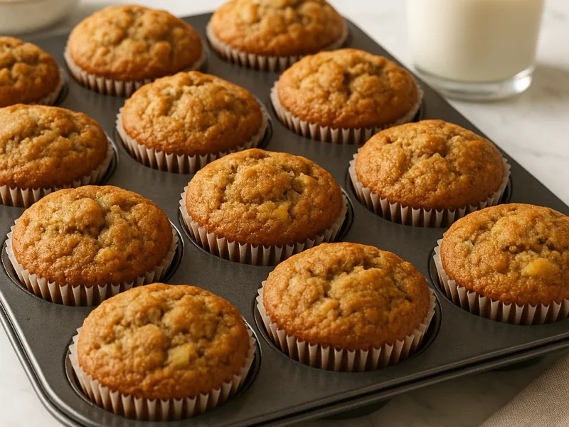 Eplemuffins – enkel oppskrift, saftige og luftige