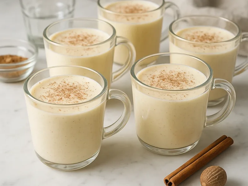 Eggnog di Natale cremoso – ricetta classica