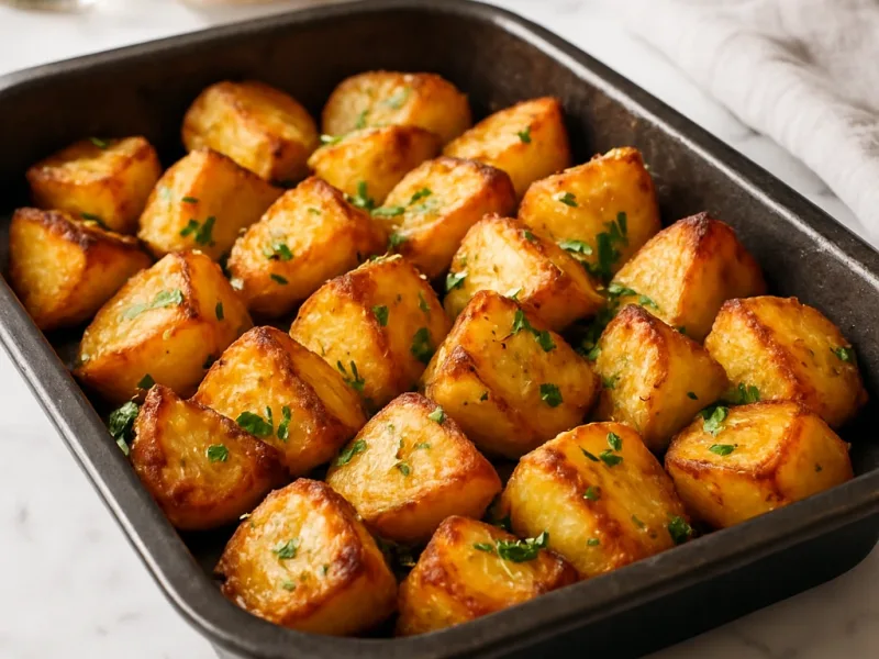 Krokante aardappelen uit de oven – perfect voor Kerst