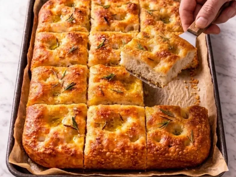 Receita Autêntica de Focaccia Italiana